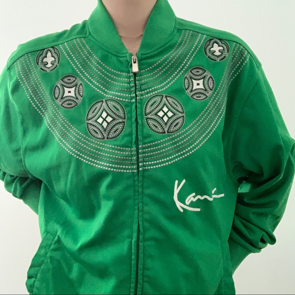 Unique Karl Kani Green Zip Up Jacket